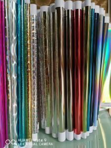 China Heat transfer Hot Stamping Foil for Plastics Glass Metallic Products wholesale