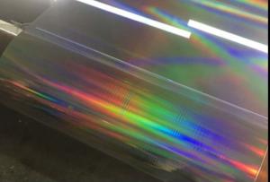 China PET Multiple Extrusion Strong Tough Transparent Rainbow Film wholesale
