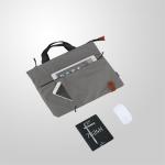 Cotton Canvas Computer Laptop Sleeve Bags Large Capacity 150T