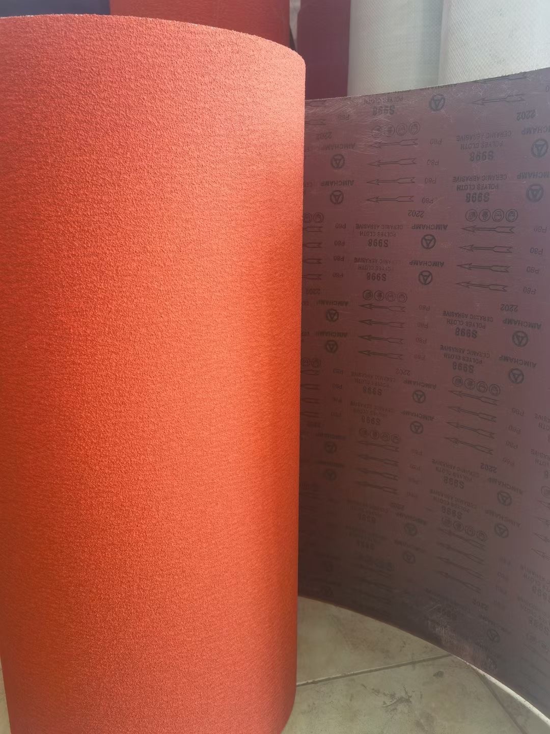 100meters Jumbo Rolls Sandpaper Sanding Cloth Abrasive Cloth J X Y Weight
