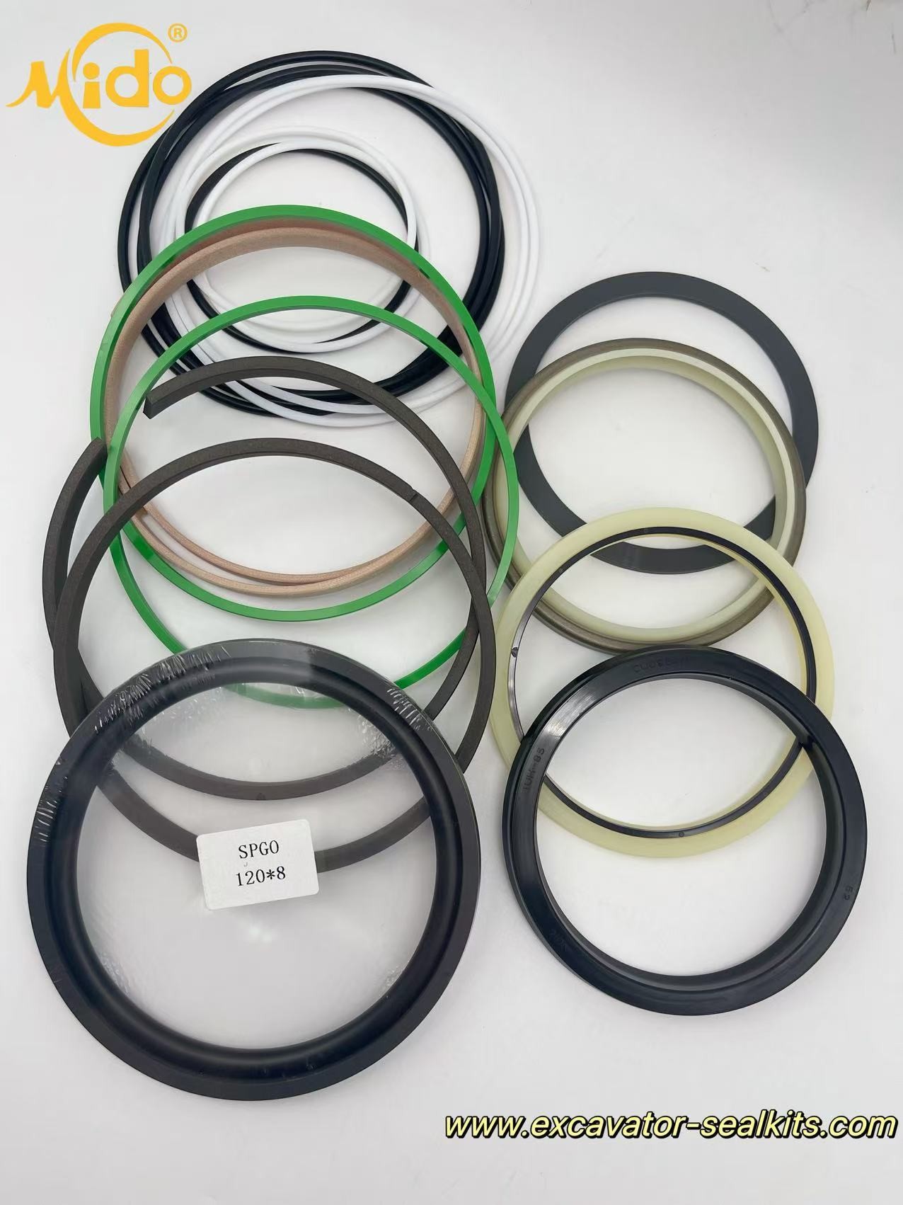Caterpillar Excavator: Durable, High - Cat320B/C/D Quality Boom Seal Kit and Hydraulic Cylinder Seal Kit Built to Withstand Heavy - Duty Operations