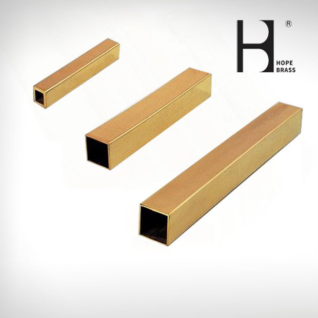 Golden Wear Resistant Hollow Brass Tube C38500 8mm Brass Pipe