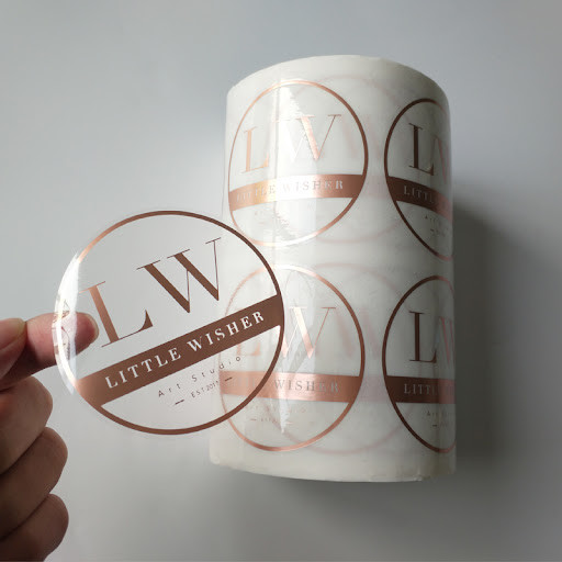 Clear Vinyl Stickers Transparent Vinyl Printer Paper For Costmetic