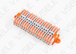 China Splicing 15 Hole Screwless 10mm Terminal Block Wire Connector wholesale
