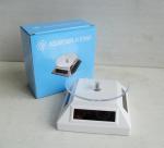 Solar display with battery hole