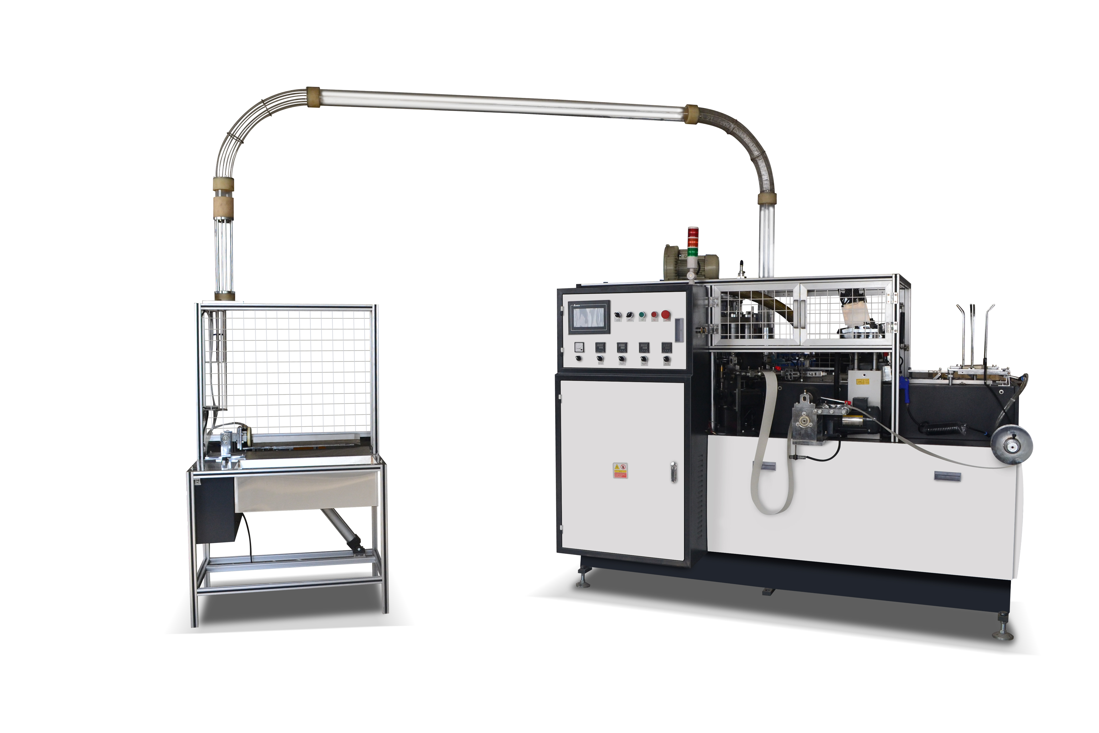 Medium Speed Automatic Disposable Paper Cup Making Machine with External Size 2130mm*1350mm*1900mm and 220V/380V Voltage