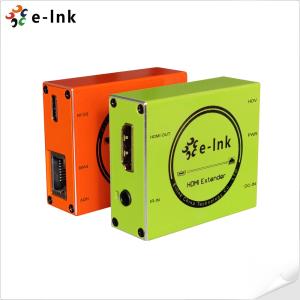 China DC 5V - 12V HDMI To Cat6 Converter​ Aluminum Housing HDMI 1.4 HDCP 1.3 wholesale