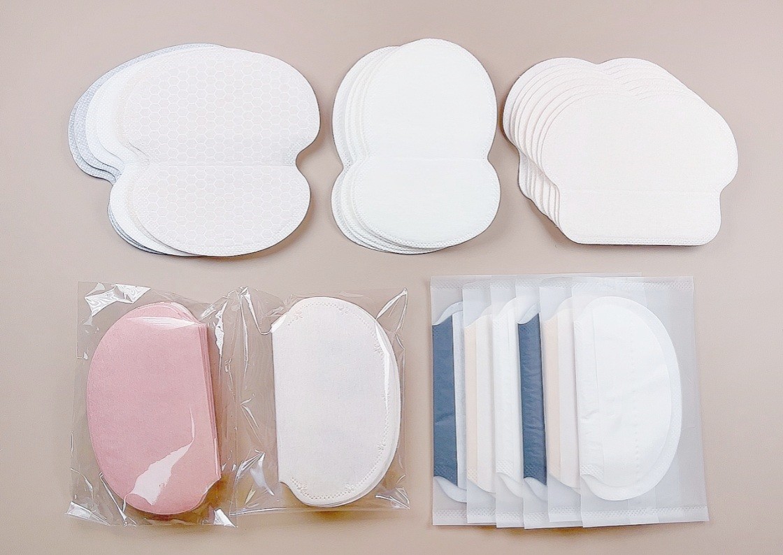 Hidroschesis Disposable Underarm Sweat Pads Absorb Fragrance Stick Beige