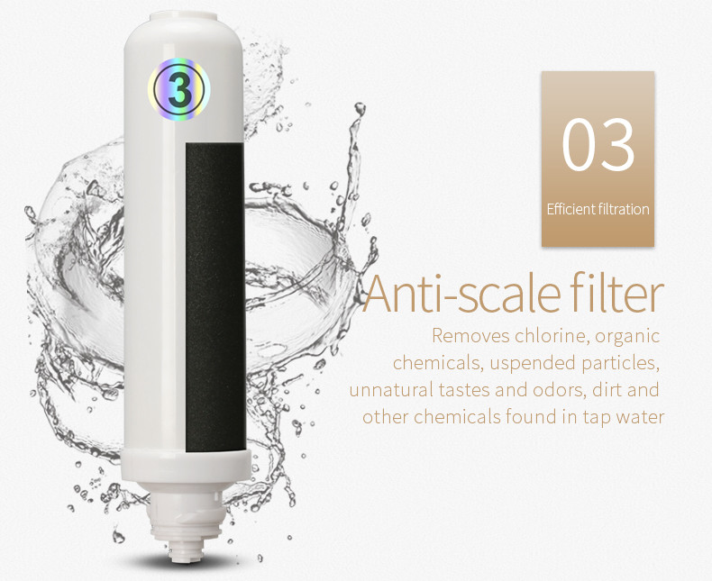 Energy Drink Countertop Alkaline Water Filter 4 Stages For Home / Office Use