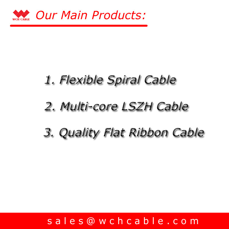 China Made UL Verified TPU Flexible Spiral Cable By High Purity Copper Conductor