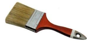 China Double Boiled White Bristie Painting Brush wholesale