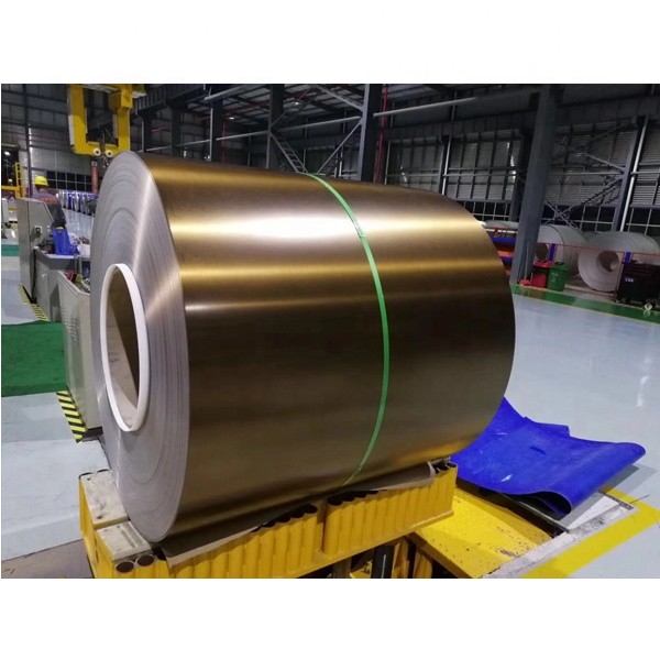 0.28mm 316 Color Stainless Steel Coil 201 304 PVD Sandblasted Finished OEM Design
