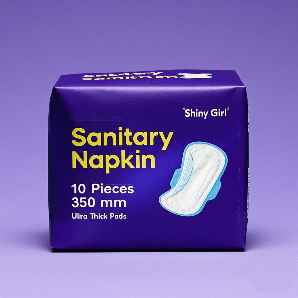 350mm Overnight Use Lady Sanitary Napkin Pads Wholesale Soft Breathable Disposable Sanitary Napkin