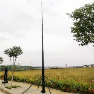 China 3 Legs 20M Aluminum 6063 Aerial Photography Winch Up Mast wholesale