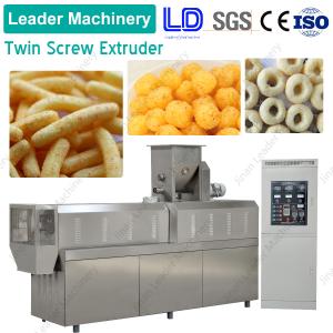 China Stainless steel small scale puffed snacks food extrusion machine wholesale