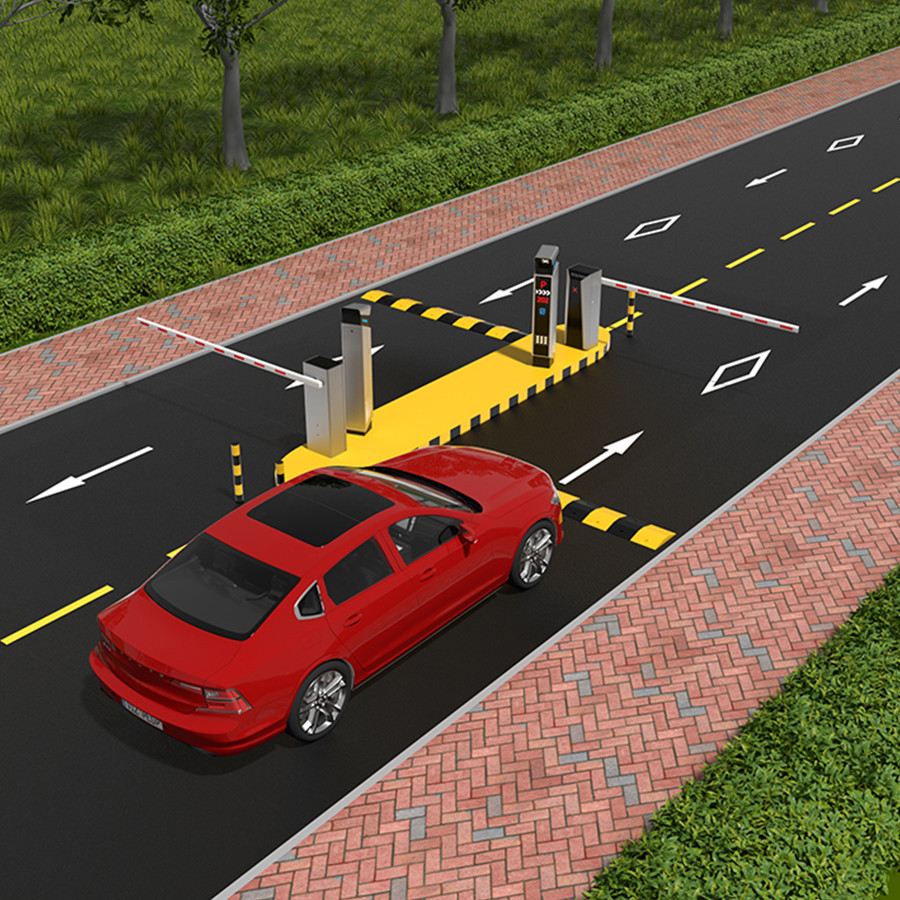 Vehicles ALPR Smart Parking System With 5MP Car Number Plate Recognition Camera