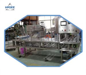 China Stainless Steel 5Kw Automatic Bottle Filling Machine For Yogurt Filling wholesale