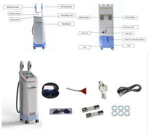 China Factory price semiconductor + water + air super strong cooling system ipl hair removal machine wholesale