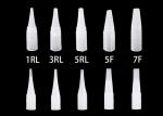 7F Transparent Eyebrow Plastic Tattoo Machine Needle Individual Package