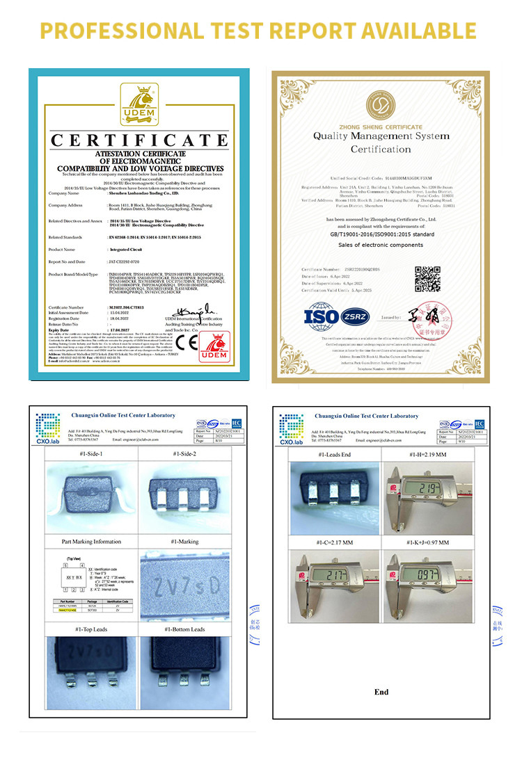 Ic Chips NJM2872BF25-TE1 RC20GF622J EC11TS-15.360M PCBA PCB BOM SMT Service