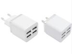4 USB charger travel adaptor oem chargers for Europe and American