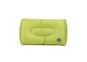 China Green Inflatable Camping Pillow , Anti Snore Blow Up Camping Pillow wholesale