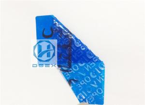 China Non Residue Anti Counterfeit Sticker / Custom Hologram Stickers Material wholesale
