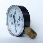 800 KPa 100mm Black Steel Plastic Pressure Gauge
