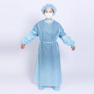 China ISO13485 Medical Civil Smooth PP Non Woven Surgical Gown wholesale