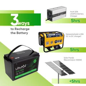 China 12 Volt Iron Phosphate Lithium LiFePo4 Batteries 100ah 200Ah 300Ah 400Ah Custom wholesale