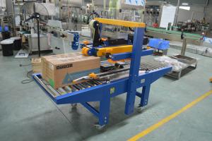 China Semi Automatic Top And Bottom 240W Box Sealing Machine wholesale