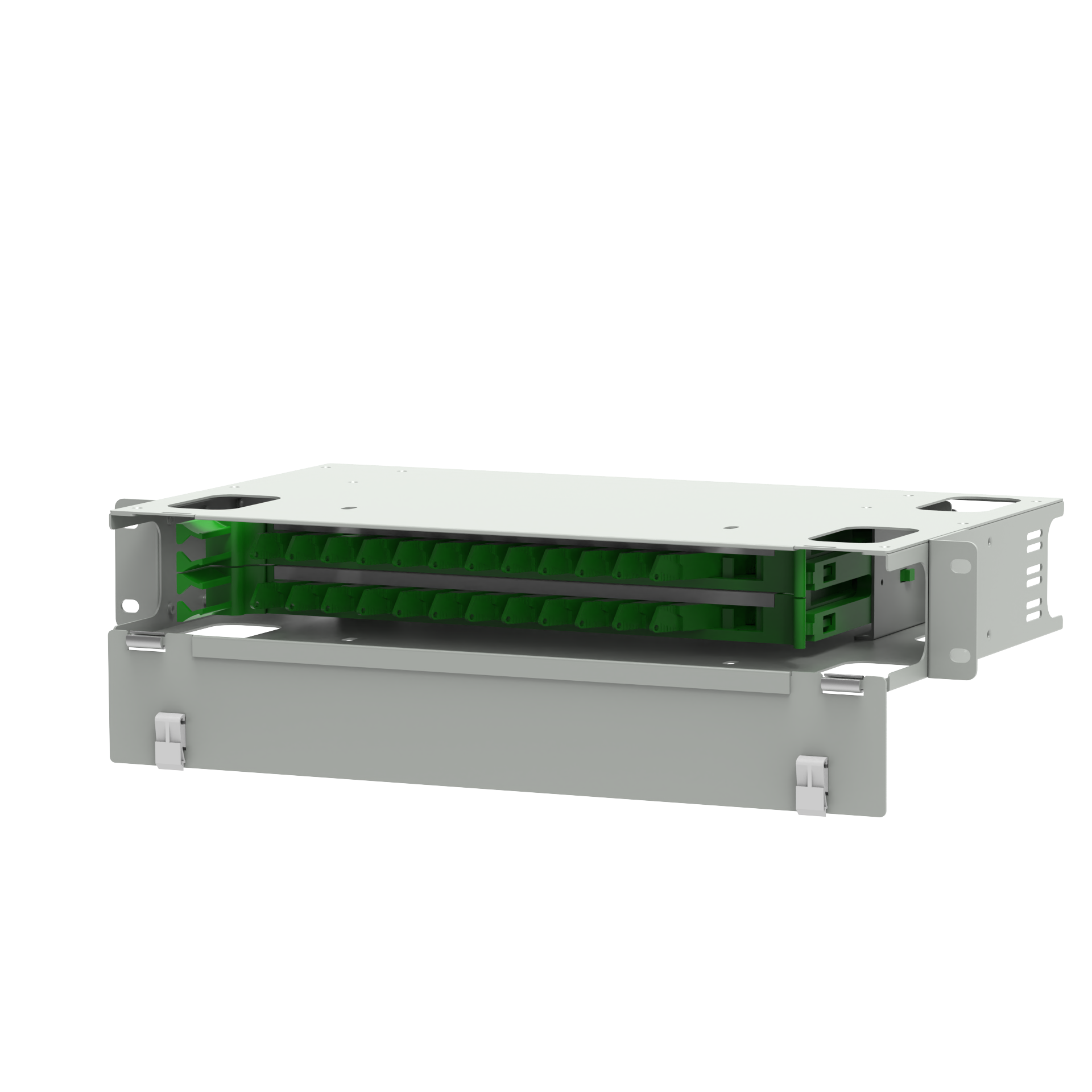 24 Port Optic Fiber Distribution Patch Panel E2000 Type for Network ODN and Data Center