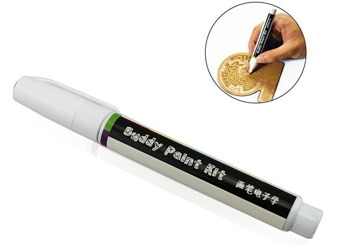 RoHS Conductive Ink Pen 6 Ml Capacity , Electric Circuit Pen For DIY