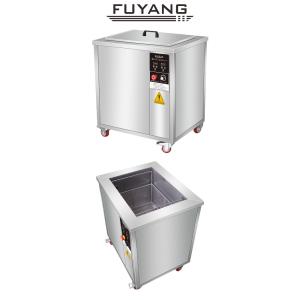 China 1800w Dual Slots Engine Ultrasonic Cleaner 135Liter Stainless Steel Dring Tank wholesale