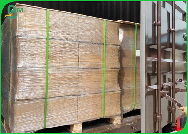 Food Grade Certification Straw Wrapping Kraft Paper 24g 28g 25mm 44mm In Rolls