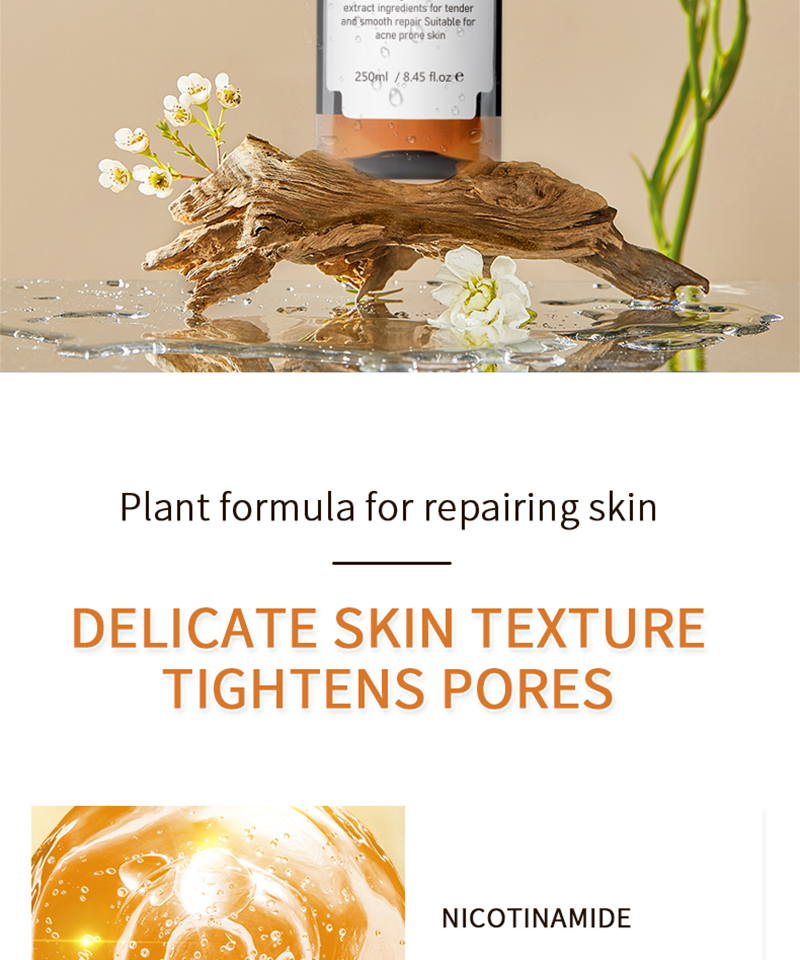 Multiple Moisturizing Ingredients Refine Pores And Make Skin Soft Whitening Face Toner For Hyperpigmentation