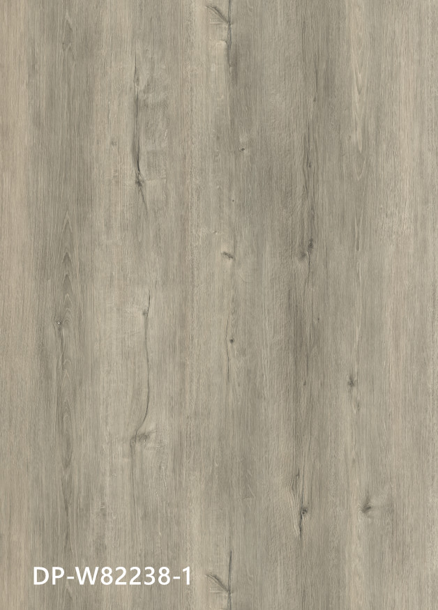 1220x183mm Wood SPC Flooring Shock Resistance Thin Stone Plastic Composite European Grey Oak GKBM DP-W82238