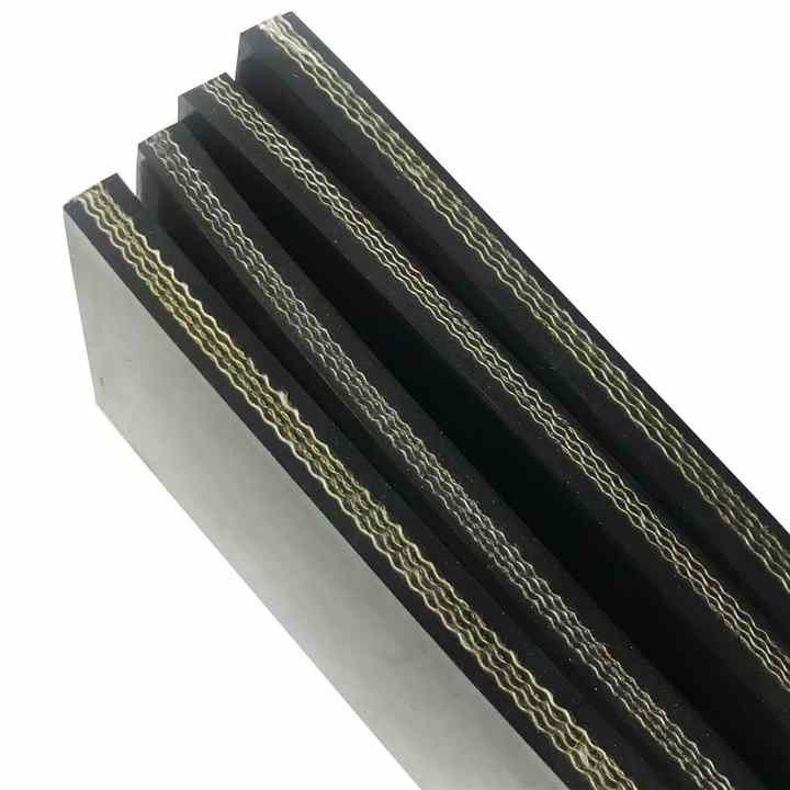 19. Flexible And Impact-Resistant Wire Rope Conveyor Belt For Heavy Duty Material Transportation