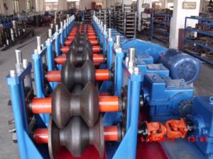 China Steel Two Waves 3.0mm Guardrail Roll Forming Machine wholesale