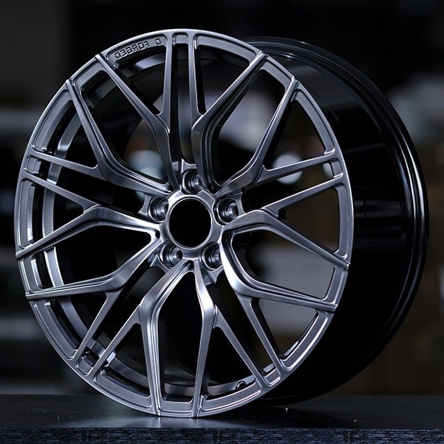 Mesh Design forged wheels rims 22 23 24 inch rims polished wheel for Mercedes GLS