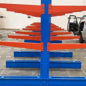 China Cantilever Steel Storage Racks Pallet Slotted Angle Shelving Metal Shelving wholesale
