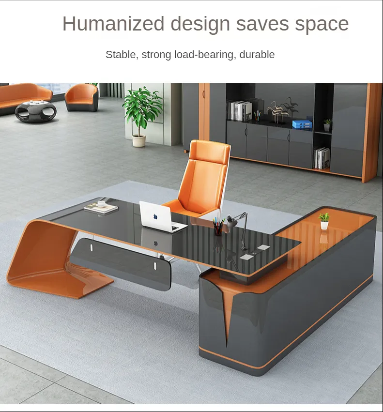 Convertible Executive Desk for CEO Office Executive Office Furniture Collection