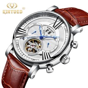 China Classic Brown Automatic Mechanical Watch High Hardness Hardlex Glass wholesale