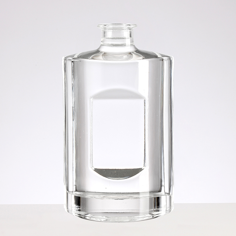 OEM/ODM Welcome 2021 Amazon Square Whiskey Decanter 750ml Lead-free Glass Wine Bottle