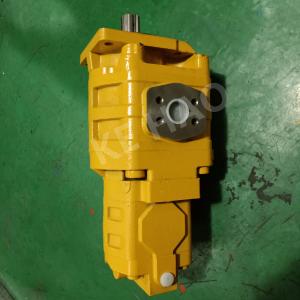 China Yellow Skid Steer Hydraulic Pump / Aluminum Gear Pump Compact Structure wholesale