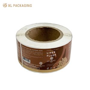 XL Packaging Custom Paper Sticker LabelClear Waterproof Lipstick Paper Sticker