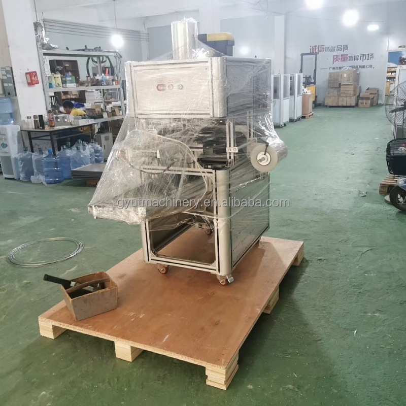 Convenient Soap Stretch Film Shrink Packaging Machine for Bags Air Pressure Round Bar