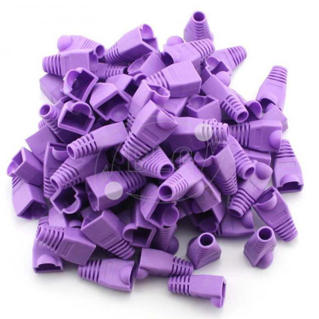 Strain Relief RJ45 Rubber Boot / Colourful Ethernet Cable Boot Customized Size