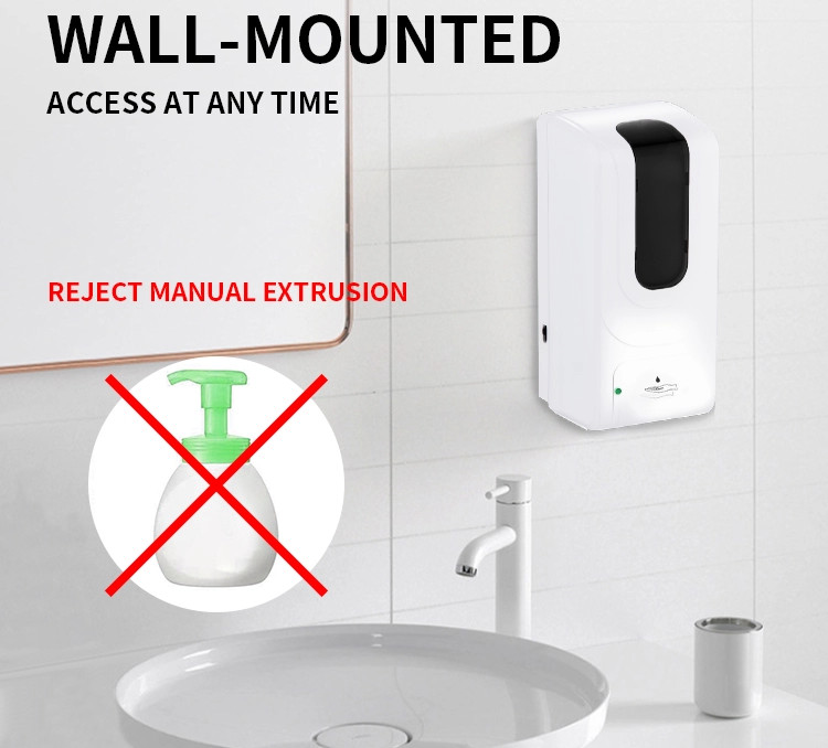 Chrome Plated 33 Oz Touchless Hand Sanitizer Dispenser