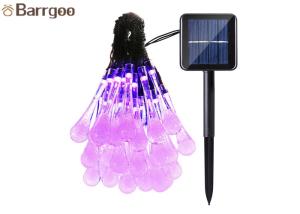 China Water Drops Solar LED Christmas Lights 8 Modes Outdoor Garden Landscape Ambiance wholesale